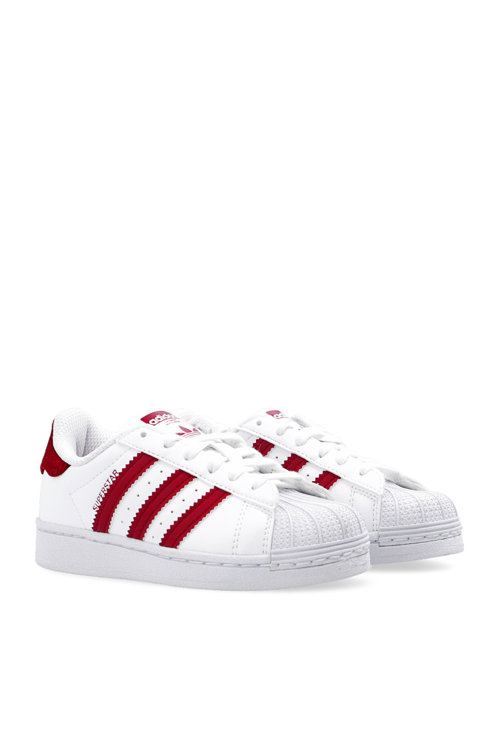 SchaferandweinerShops Canada White Superstar C sneakers ADIDAS Kids adidas Originals Tennis Luxe Plisseret kjole med logo og v hals i rahvid